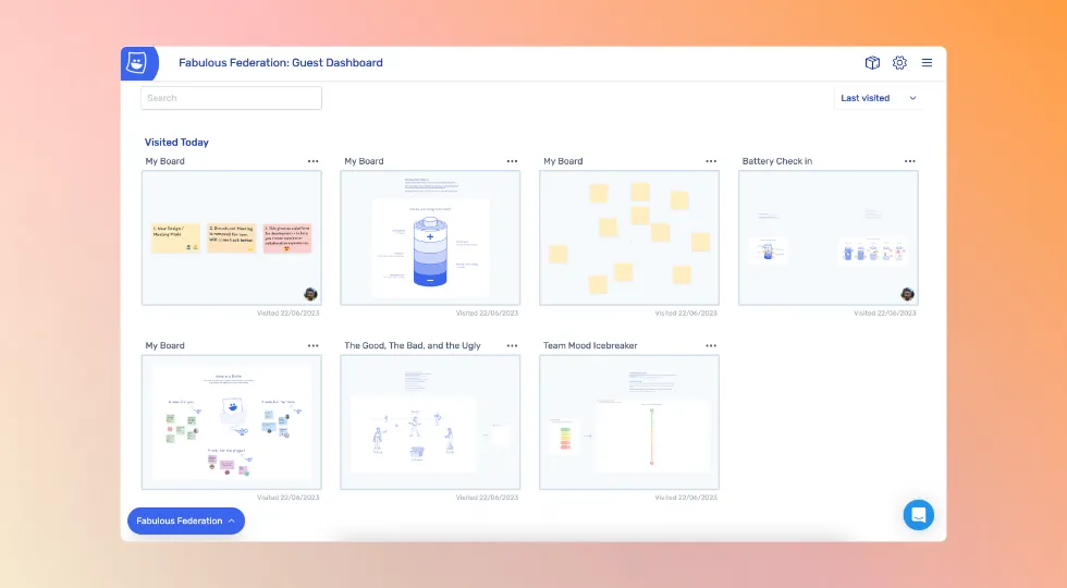 The new guest dashboard