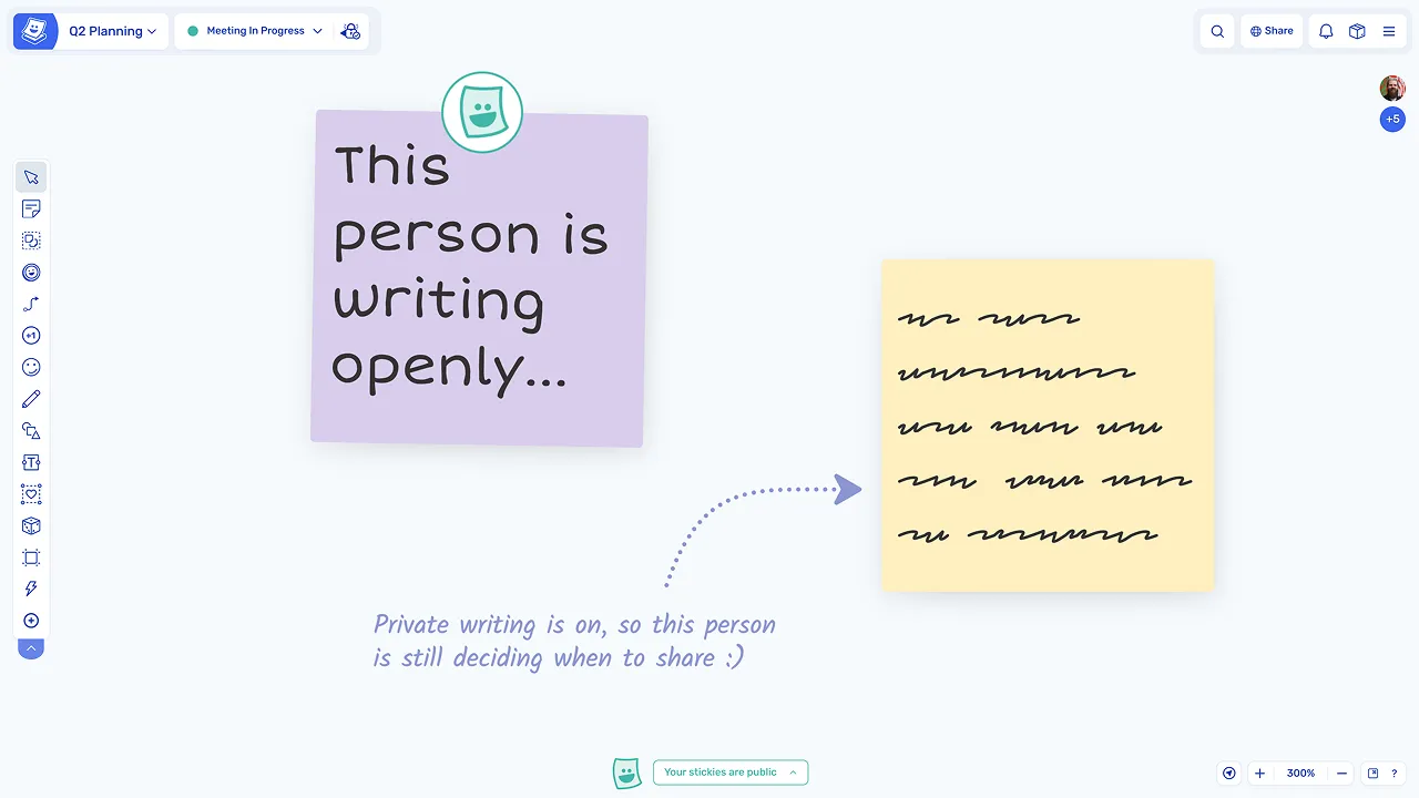 Write independently or collaboratively